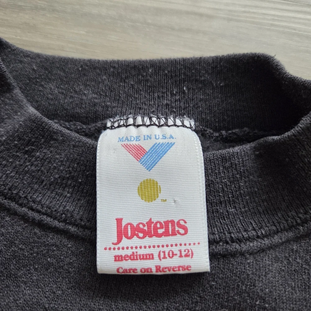YOUTH‎ Vintage 1993 Pittsburgh Steelers Sweatshirt Black Crewneck M(10-12) USA